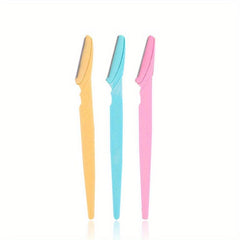 3pcs Stainless Steel Eyebrow Trimmer Set