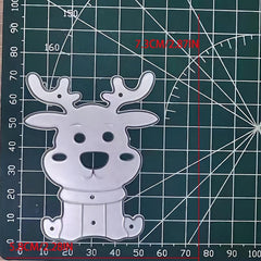1pc Fawn DIY Metal Carbon Steel Mold For Paper Art Embossed Etching Cutting