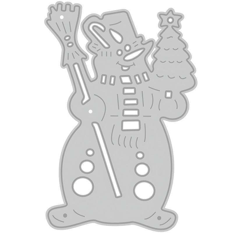 1pc Snowman DIY Metal Cutting Mold For Handcraft Paper Art