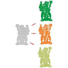 1pc Snowman DIY Metal Cutting Mold For Handcraft Paper Art