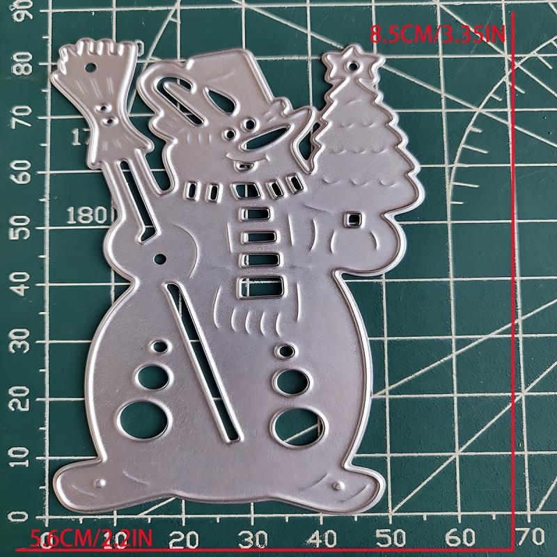 1pc Snowman DIY Metal Cutting Mold For Handcraft Paper Art