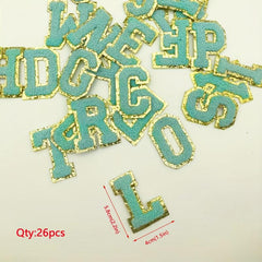 26 Letters A Felting Sticker Large Towel English Letter Patches For Clothes
