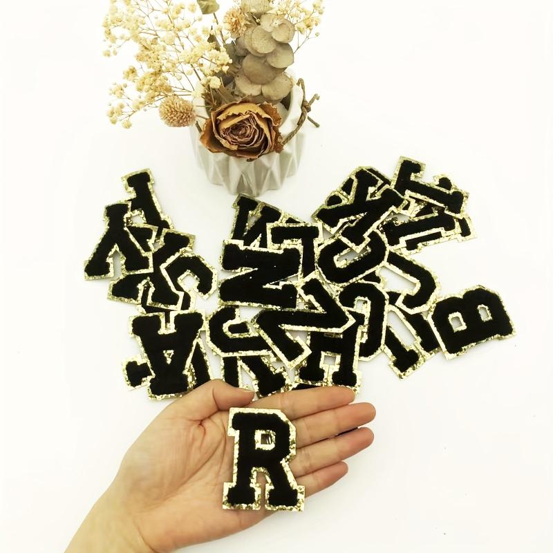 26 Letters A Felting Sticker Large Towel English Letter Patches For Clothes
