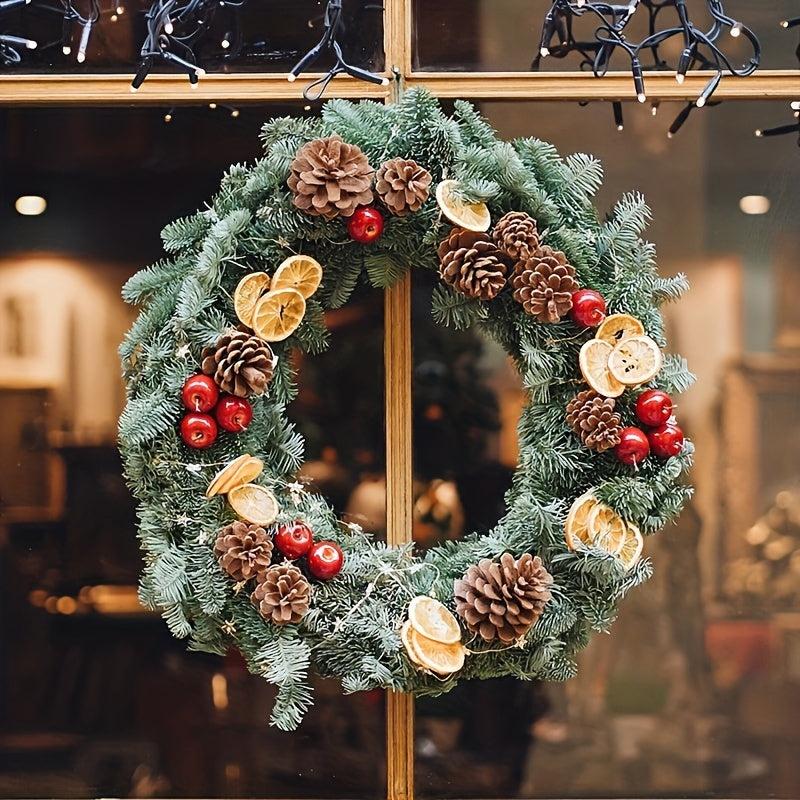 5pcs Wooden Wreath Frame Rings for DIY Christmas Decoration 30