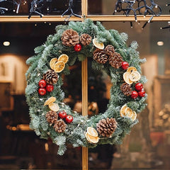 5pcs Wooden Wreath Frame Rings for DIY Christmas Decoration 30