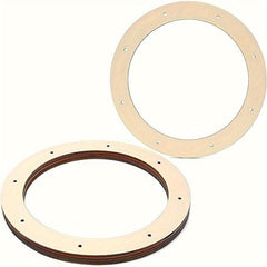 5pcs Wooden Wreath Frame Rings for DIY Christmas Decoration 30