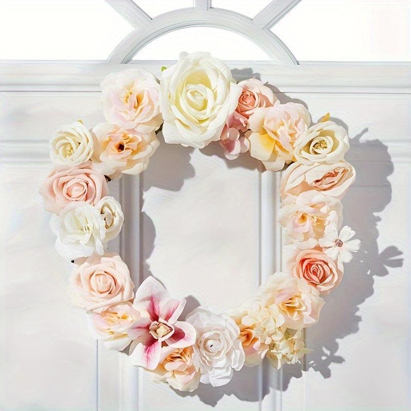 5pcs Wooden Wreath Frame Rings for DIY Christmas Decoration 30