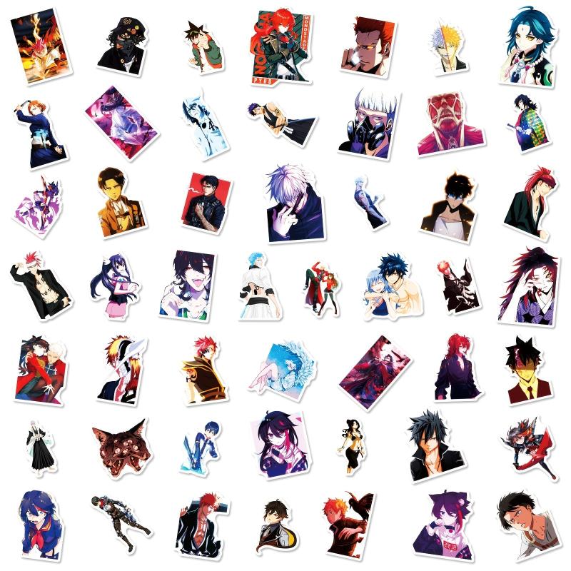 200pcs Anime Cartoon Stickers Waterproof Self Adhesive Stickers