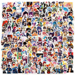 200pcs Anime Cartoon Stickers Waterproof Self Adhesive Stickers