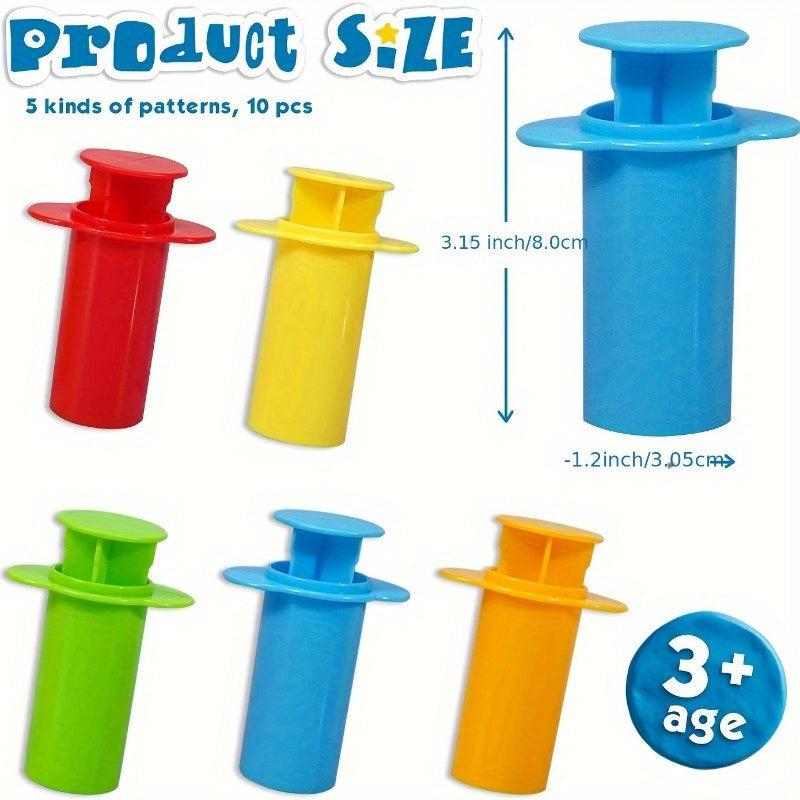 10pcs Clay Dough Tools Set Play Dough Non Toxic Modeling Dough