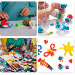 10pcs Clay Dough Tools Set Play Dough Non Toxic Modeling Dough