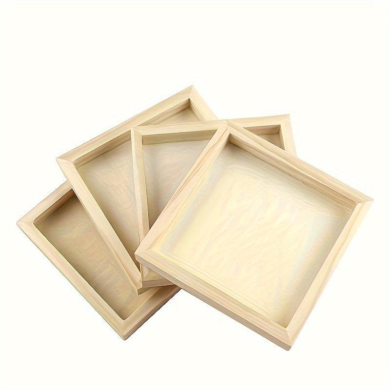 Small Wooden Serving Tray For DIY Home Decor
