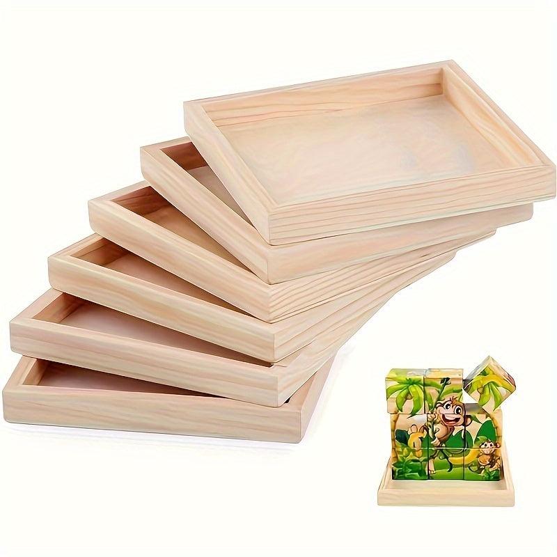 Small Wooden Serving Tray For DIY Home Decor