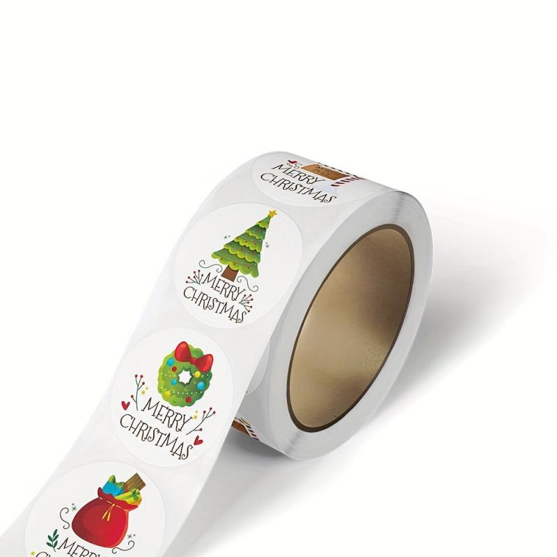 500pcs Christmas Stickers Reward Label Toys Cartoon