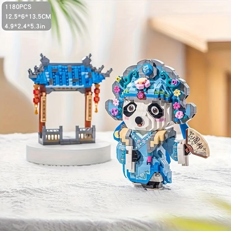Panda Building Block Puzzle Assembly Toys Model Decorations Holiday