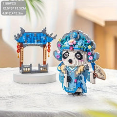 Panda Building Block Puzzle Assembly Toys Model Decorations Holiday