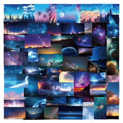 60 Starry Sky Stickers for Laptop Water Bottle Skateboard