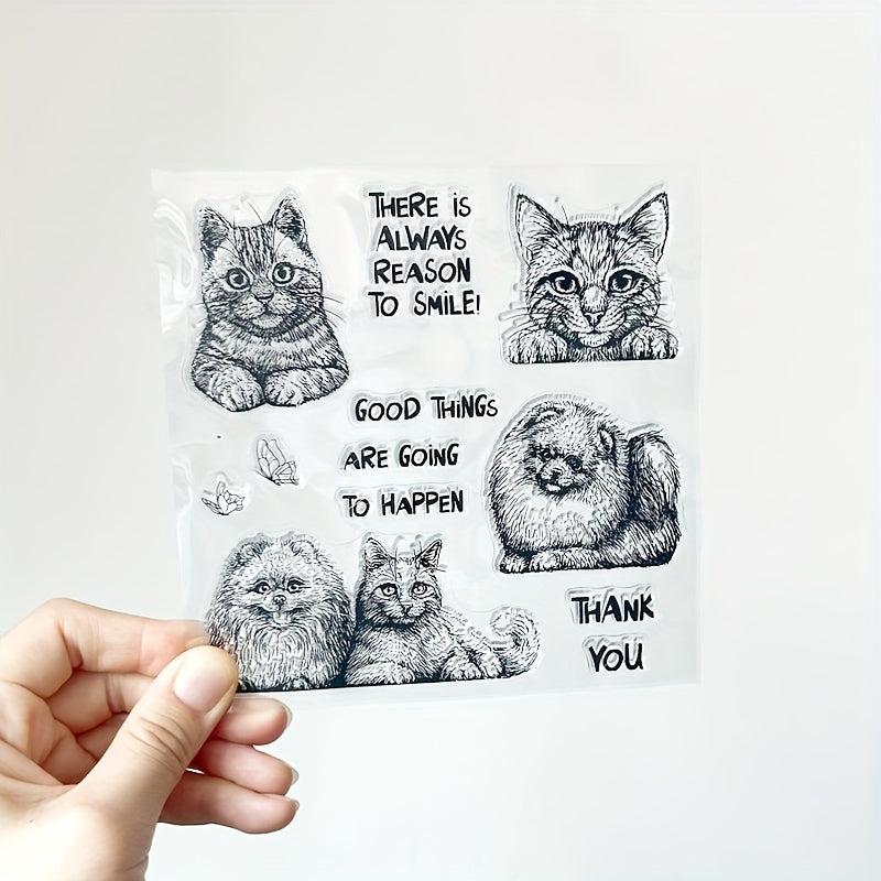 Dog DIY Scrapbook Decoration Silicone Stamp