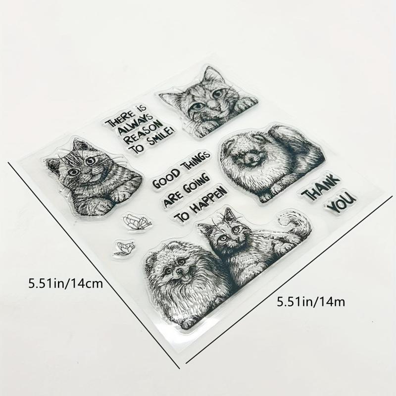 Dog DIY Scrapbook Decoration Silicone Stamp