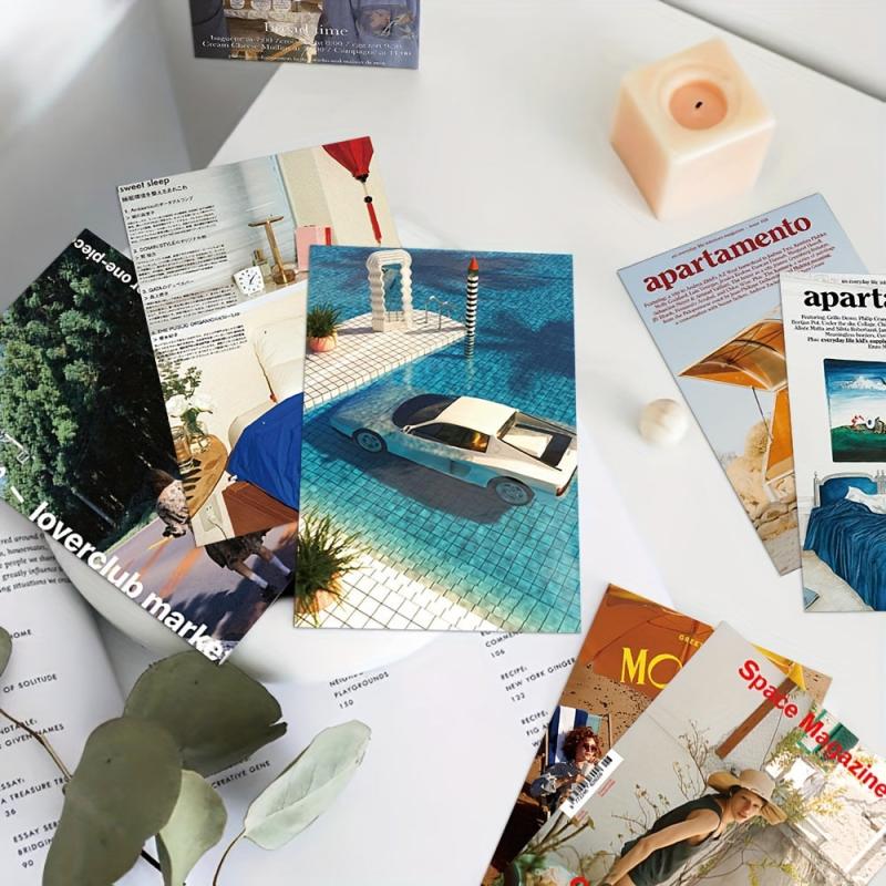 10pcs Landscape Postcards for Creative Bedroom Wall Decoration