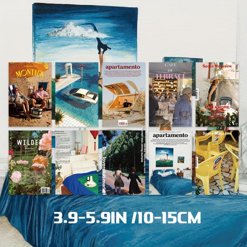 10pcs Landscape Postcards for Creative Bedroom Wall Decoration