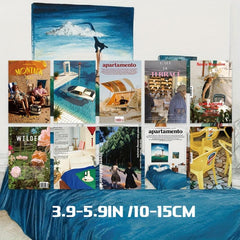 10pcs Landscape Postcards for Creative Bedroom Wall Decoration