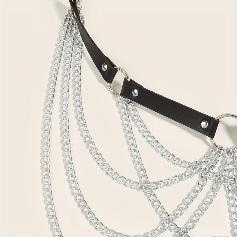 Halloween Gothic Punk Style Waist Chain Belt Body Chain Belt