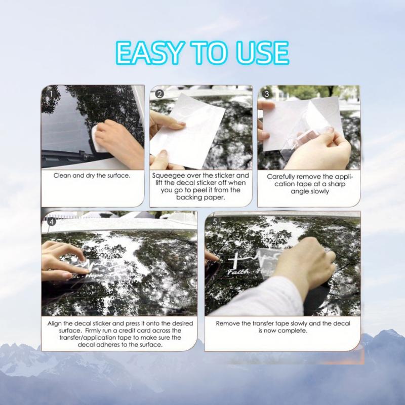 Waterproof Vinyl Sticker for Car Window Bumper