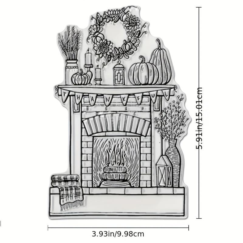 Thanksgiving Clear Stamps Set - Add Festive Touch to Your Crafts