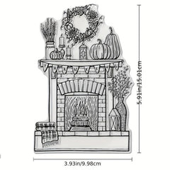 Thanksgiving Clear Stamps Set - Add Festive Touch to Your Crafts