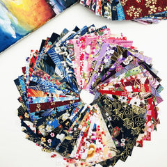 30pcs Flower Series Cotton Printed Fabric for DIY Patch Sewing