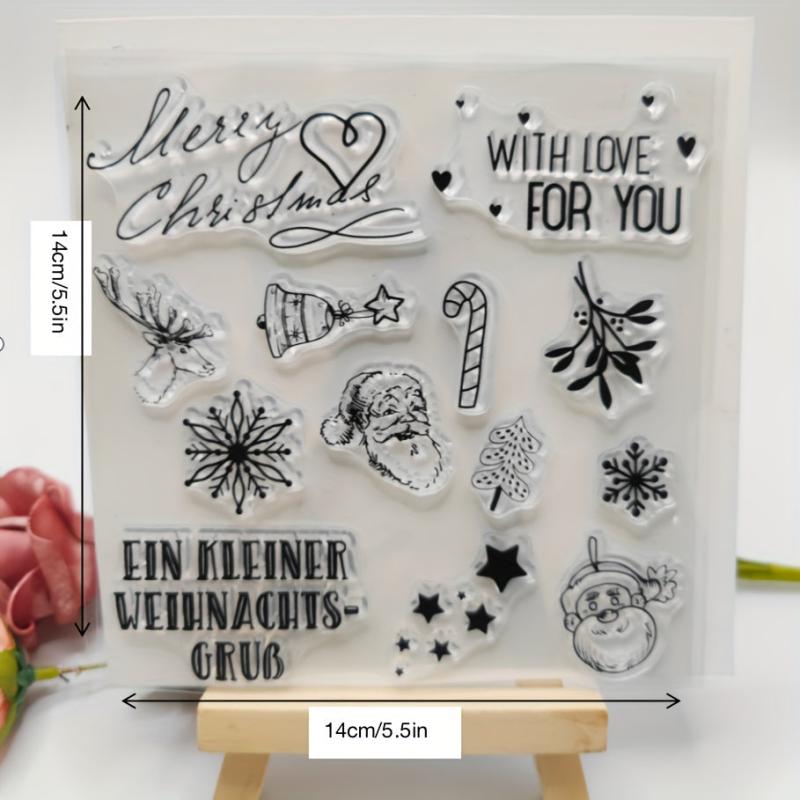 Christmas Stamp DIY Card Making Gift Boys Girls 1pc