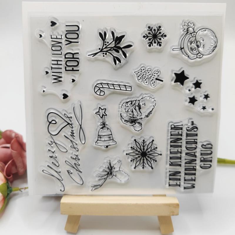Christmas Stamp DIY Card Making Gift Boys Girls 1pc