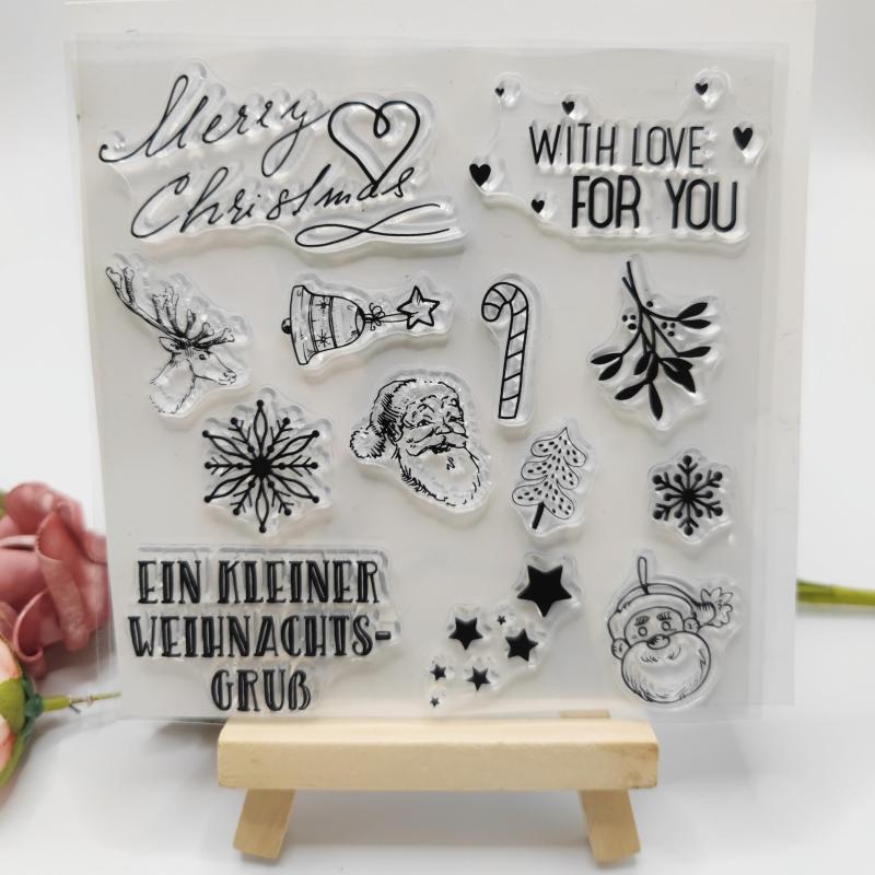 Christmas Stamp DIY Card Making Gift Boys Girls 1pc