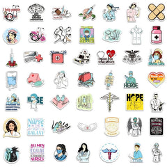 100pcs Nursing Stickers Nurse Stickers Nurse Accessories