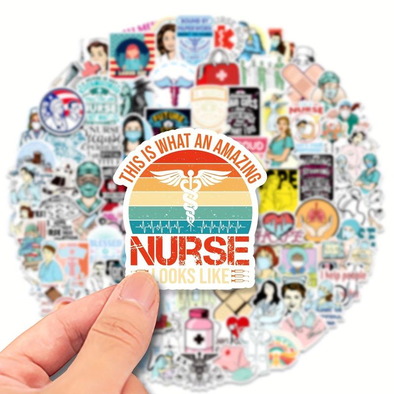 100pcs Nursing Stickers Nurse Stickers Nurse Accessories