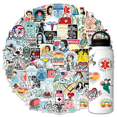 100pcs Nursing Stickers Nurse Stickers Nurse Accessories