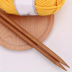 Bamboo Double Ended Knitting Needle Set Various Sizes 4.0mm