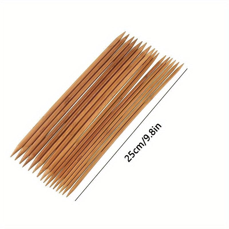 Bamboo Double Ended Knitting Needle Set Various Sizes 4.0mm
