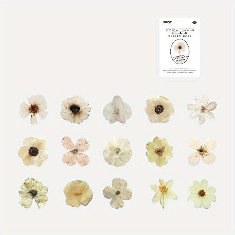 45pcs Plants and Flowers Washi Stickers Decorative DIY Material Collage Supplies