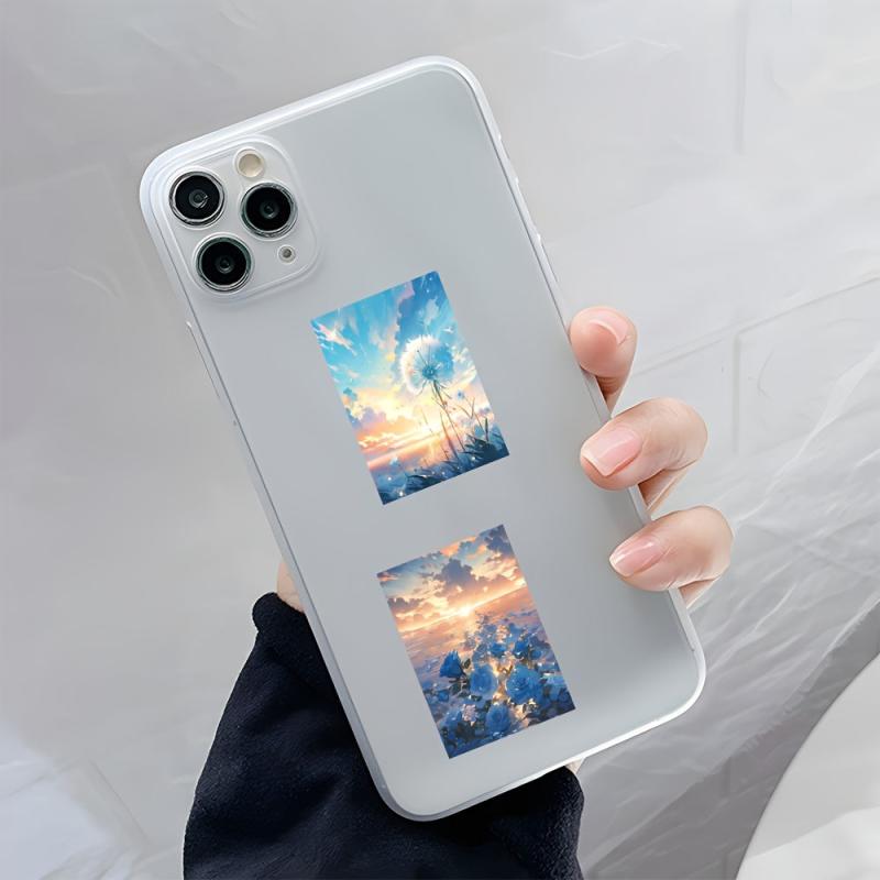 63pcs Flower Sea Cartoon Graffiti Stickers for Car Luggage Notebook