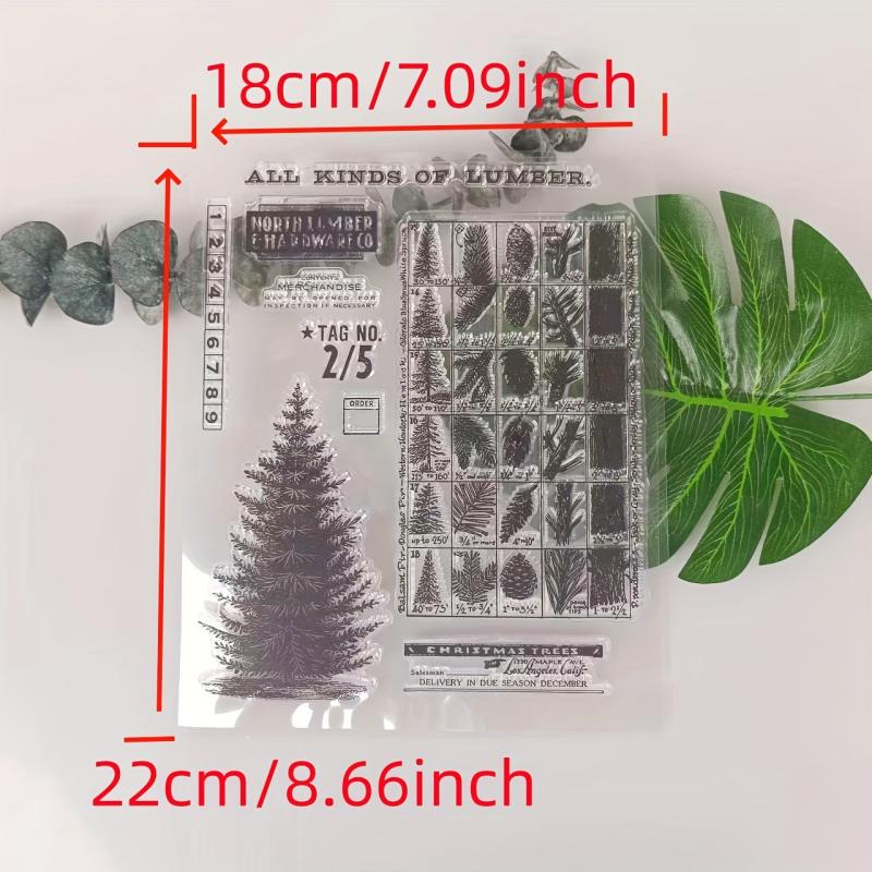 Christmas Stamp DIY Greeting Card Scrapbook Decoration Craft