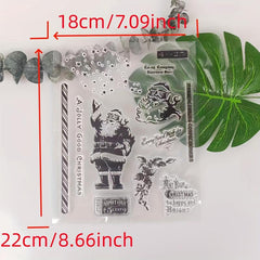 Christmas Stamp DIY Greeting Card Scrapbook Decoration Craft