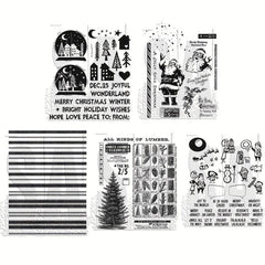 Christmas Stamp DIY Greeting Card Scrapbook Decoration Craft