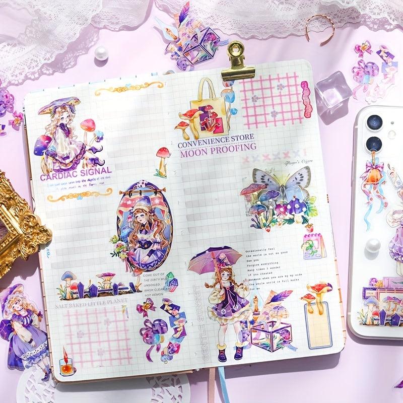 40pcs Fantasy Gallery Stickers DIY Decorative Materials Scrapbooking Stationery