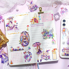 40pcs Fantasy Gallery Stickers DIY Decorative Materials Scrapbooking Stationery