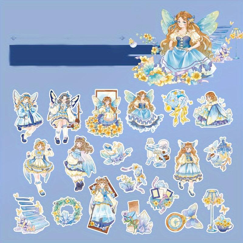 40pcs Fantasy Gallery Stickers DIY Decorative Materials Scrapbooking Stationery
