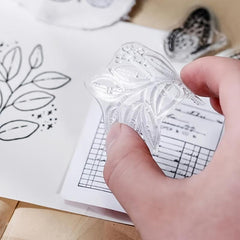 Cartoon Styles Transparent Silicone Stamp DIY Rubber Stamps