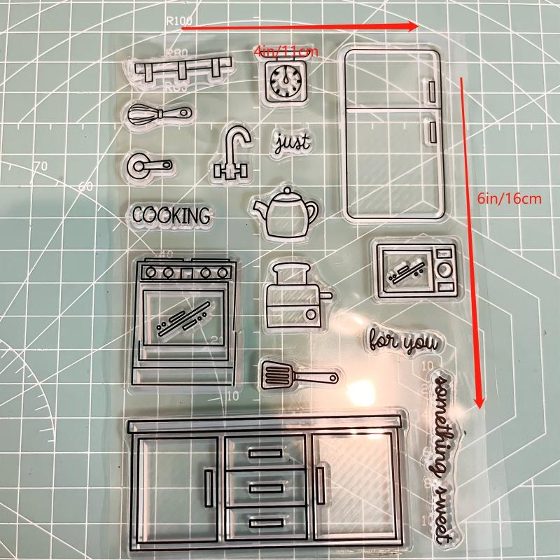 Cartoon Styles Transparent Silicone Stamp DIY Rubber Stamps