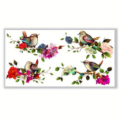 Elegant Peacock Wall Sticker Set
